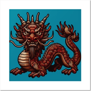 Wood Dragon 11 Posters and Art